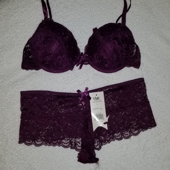 PURPLE PANTY SET - Picture 2 of 5